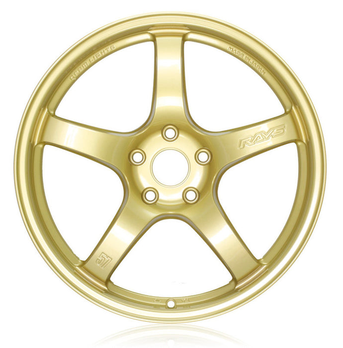 Gram Lights 57CR 18x9.5 5x114.3 38mm Offset E8 Gold Wheel | WGCRX38EEGP