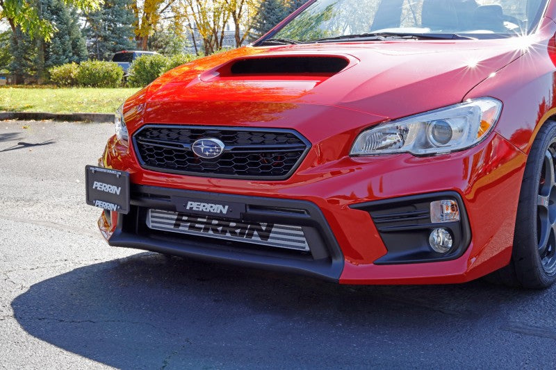 Perrin Performance License Plate Relocation Kit FMIC Subaru 2018-2021 WRX / 2018-2021 STI | PSP-BDY-205F