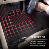 3D MAXpider Kagu 2nd Row Floormats Black Subaru 2002-2007 WRX / 2004-2007 STI | L1SB01021509