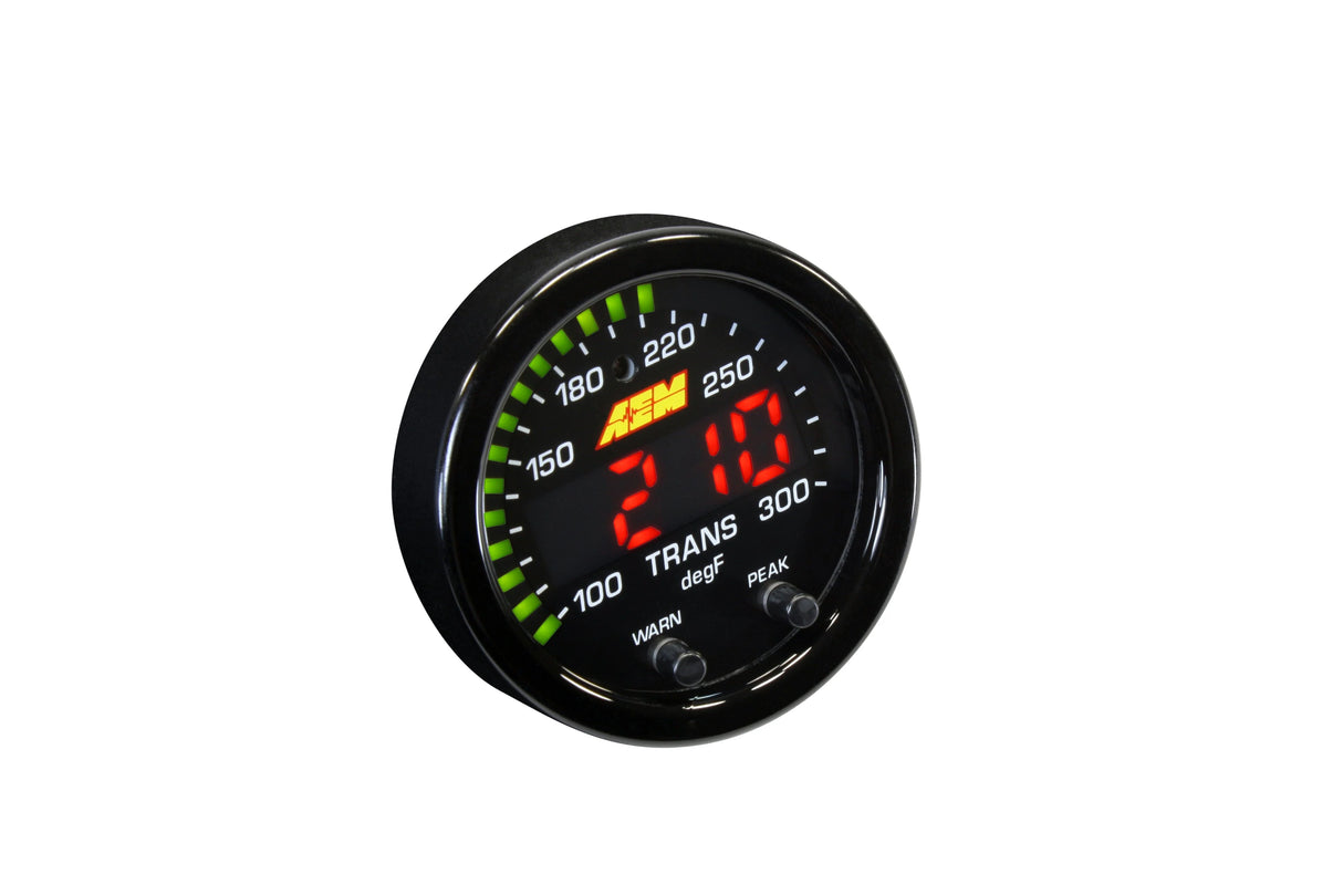 AEM X-Series Temperature Gauge Kit 100-300F (30-0302)
