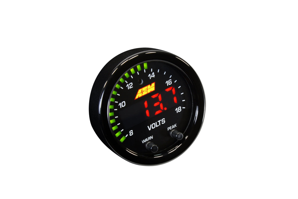 AEM X-Series Volt Gauge 8-18V (30-0303)