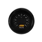 AEM 52mm Digital Voltmeter Gauge 8-18V (30-4400)