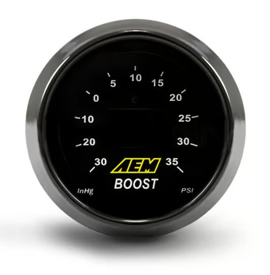 AEM 52mm Digital Boost Gauge -30in Hg - 35 PSI (30-4406)