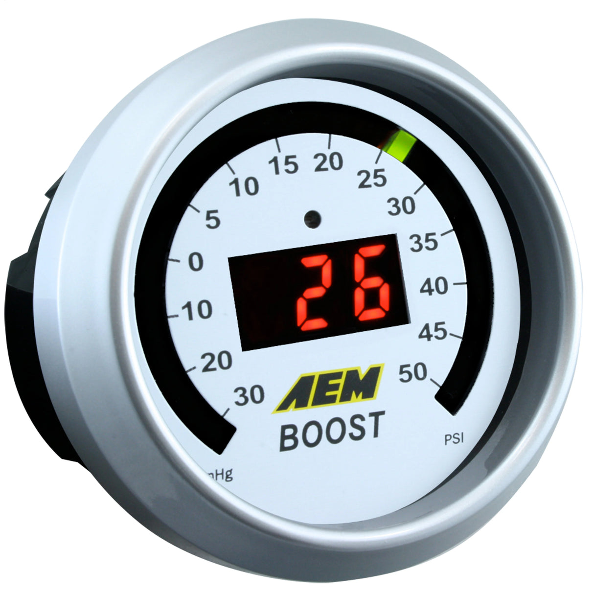 AEM 52mm Digital Boost Gauge -30in Hg - 35 PSI (30-4406)