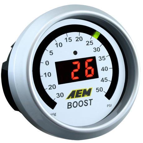 AEM 52mm Digital Boost Gauge -30in Hg - 35 PSI (30-4406)