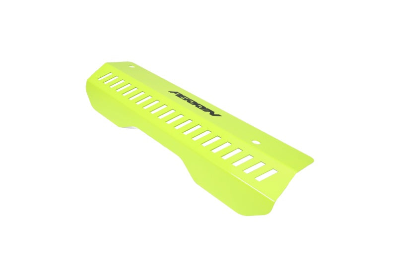 Perrin Performance Pulley Cover Neon Yellow compatible w/ Perrin AOS Subaru 2022-2025 WRX / 2018-2025 Crosstrek | PSP-ENG-154NY