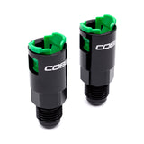 COBB -6 AN Adapter Fittings Black - Set of 2 Subaru 2006-2021 WRX / 2004-2021 STI | 312630