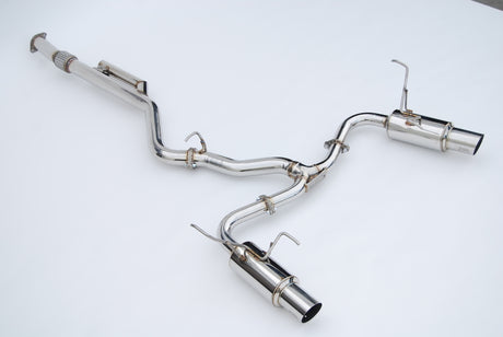 Invidia N1 Dual Exit Cat Back Exhaust w/ Polished Tips Subaru 2022-2024 WRX | HS22WRXGTP