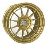 Enkei NT03+M 18x9.5 5x114.3 40mm Offset 72.6mm Bore Titanium Gold Wheel | 3658956540GG