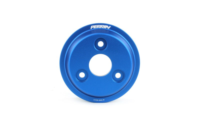 Perrin Water Pump Pulley Blue (PSP-ENG-112BL) | Subaru WRX 2022-2025 / Ascent 2019-2025 / Legacy XT 2020-2025 / Crosstrek 2021-2025 / Outback XT 2020-2025