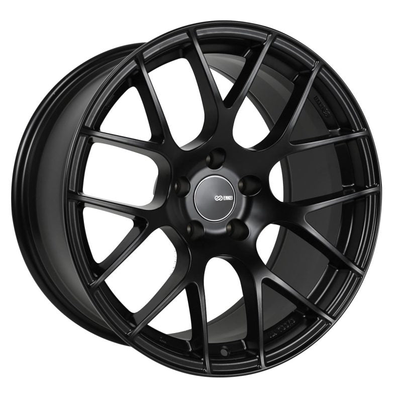 Enkei Raijin 18x8.5 5x100 45mm Offset 72.6 Bore Black Wheel | 467-885-8045BK