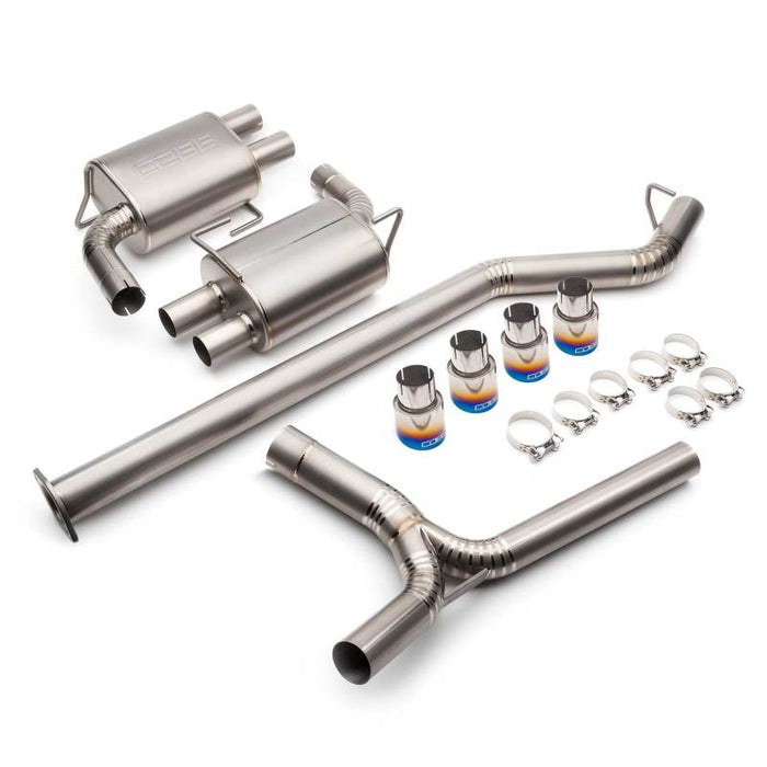 COBB Titanium Cat Back Exhaust Burnt Ti Tips Subaru 2022-2024 WRX | 516160