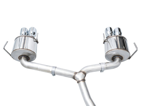 AWE Touring Edition Cat Back Exhaust Chrome Silver Tips (3015-42979) | Subaru WRX 2022-2025