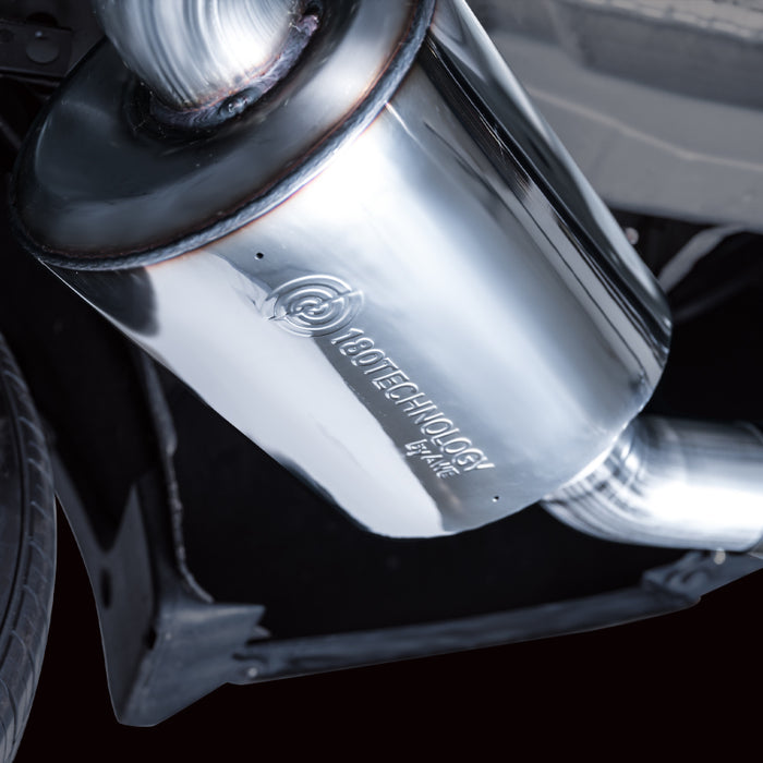 AWE Touring Edition Cat Back Exhaust Dual Chrome Silver Tips 2022-2024 Honda Civic Si / 2023-2024 Acura Integra | 3015-32331