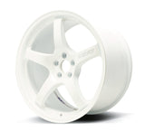 Gram Lights 57CR 18x9.5 5x114.3 38mm Offset Ceramic White Pearl Wheel | WGCRX38ECPP