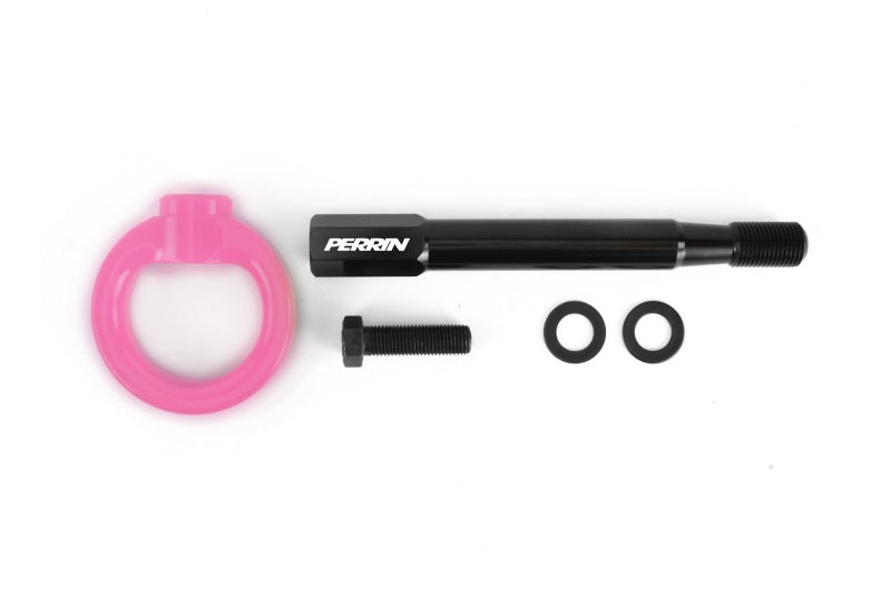 Perrin Rear Tow Hook Hyper Pink (PSP-BDY-255HP) | Subaru BRZ 2013-2025 / Scion FR-S 2013-2016 / Toyota GT86 2017-2021 / GR86 2022-2025