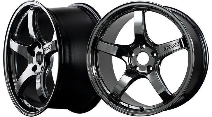 Gram Lights 57CR 18x9.5 5x114.3 38mm Offset Racing Black Chrome Wheel | WGCRX38E7