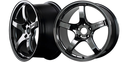 Gram Lights 57CR 18x9.5 5x114.3 38mm Offset Racing Black Chrome Wheel | WGCRX38E7