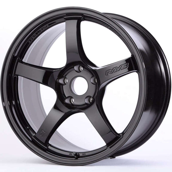 Gram Lights 57CR 18x8.5 5x114.3 37mm Offset Gloss Black Wheel | WGCRV37EGX