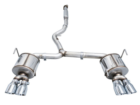 AWE Touring Edition Cat Back Exhaust Chrome Silver Tips (3015-42979) | Subaru WRX 2022-2025
