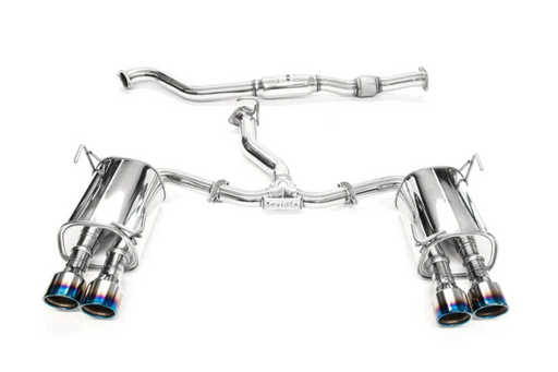 Invidia Q300 Cat Back Exhaust w/ Rolled Titanium Tips Subaru 2022-2024 WRX | HS22WRXG3T