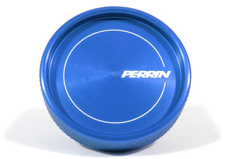 Perrin Oil Cap Round Style Blue (PSP-ENG-711BL) | Subaru WRX / STI / BRZ / Forester XT / Legacy GT / Legacy XT / Outback XT / Crosstrek / Ascent / Scion FR-S 2013-2016 / Toyota GT86 2017-2021 / GR86 2022-2025