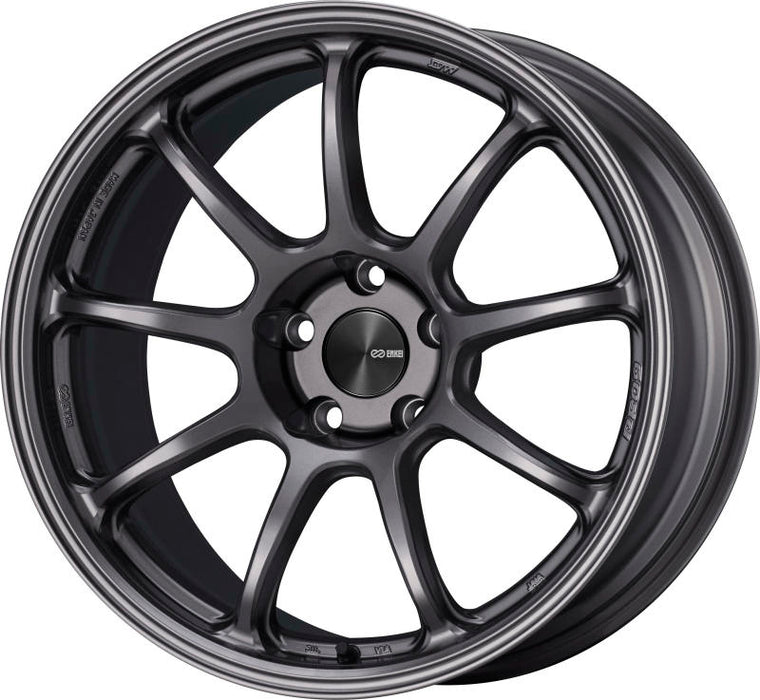 Enkei PF09 18x9.5 5x114.3 40mm Offset 75mm Bore Dark Silver Wheel | 540-895-6540DS