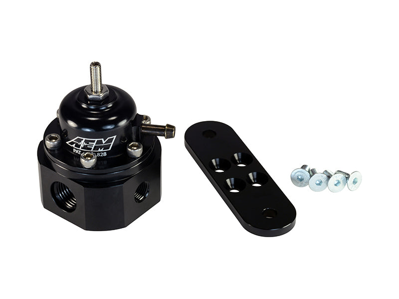 AEM Adjustable Fuel Pressure Regulator Black (25-302BK)