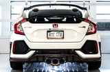 AWE Touring Edition Exhaust w/ Front & Mid Pipes Chrome Silver Tips 2017-2021 Honda Civic Type R FK8 | 3015-42666