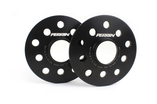 PERRIN Subaru/Toyota/Scion 7mm Wheel Spacers (Slip-On Style With Studs) 5x114.3/5x100 56mm CB - Pair
