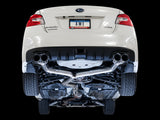 AWE Track Edition Cat Back Exhaust Diamond Black Tips (SEDAN) Subaru 2011-2021 WRX / 2011-2021 STI | 3020-43066