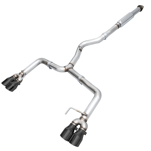 AWE Track Edition Cat Back Exhaust Diamond Black Tips (SEDAN) Subaru 2011-2021 WRX / 2011-2021 STI | 3020-43066