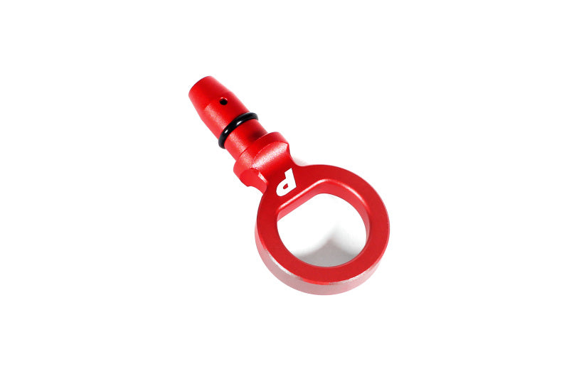 Perrin Aluminum Loop Style Dip Stick Handle Red Finish (PSP-ENG-721RD) | WRX / BRZ / FR-S / GT86 / GR86 / Ascent / Forester XT / Crosstrek