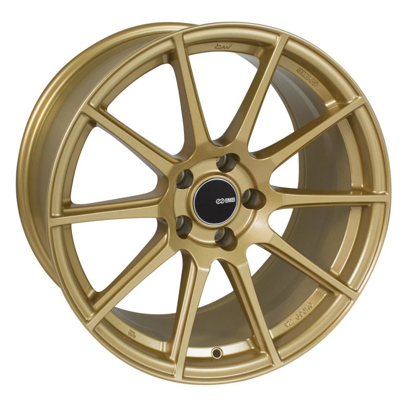 Enkei TS10 17x8 5x100 45mm Offset 72.6mm Bore Gold Wheel | 499-780-8045GG