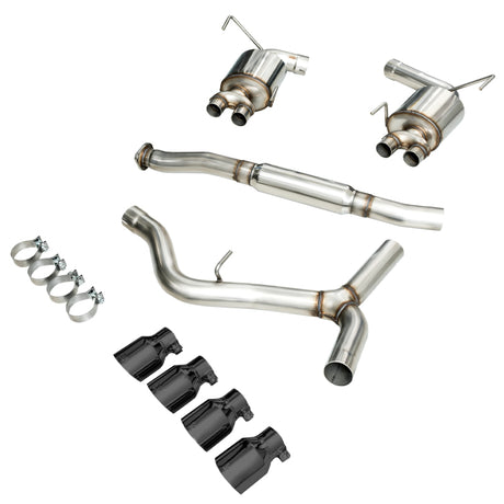 AWE Touring Edition Cat Back Exhaust Diamond Black Tips (3015-43102) | Subaru WRX 2015-2021