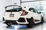 AWE Touring Edition Exhaust w/ Front Pipe Triple Chrome Silver Tips 2017-2021 Honda Civic Type R FK8 | 3015-52004