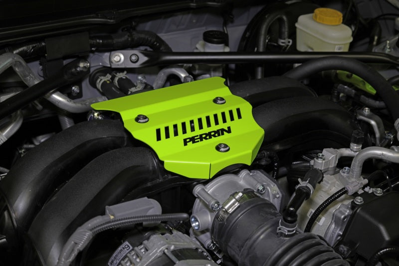 Perrin Engine Cover Neon Yellow (PSP-ENG-162NY) | Subaru BRZ 2022-2025 / GR86 2022-2025