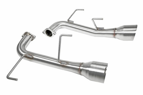 Perrin Axle Back Exhaust Dual Exit Single Tip Stainless Steel (PSP-EXT-341BR) | Subaru WRX 2015-2025 / STI 2015-2021