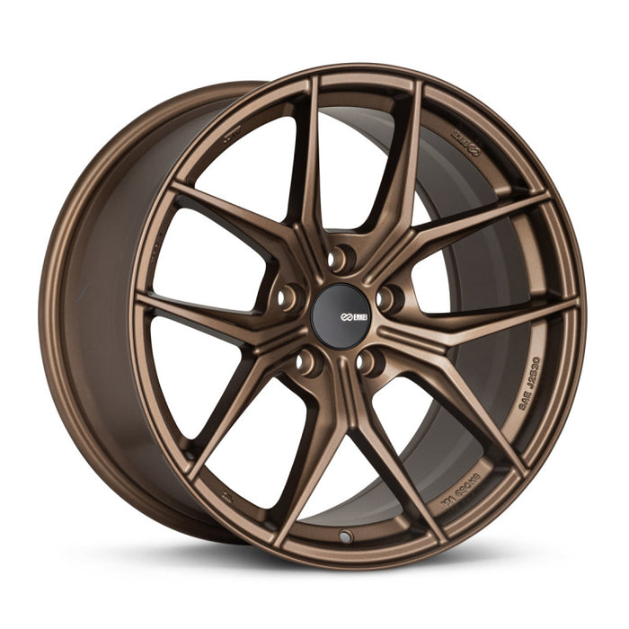 Enkei TSR-X 18x9.5 5x114.3 38mm Offset 72.6mm Bore BP Gloss Bronze Wheel | 529-895-6538ZP