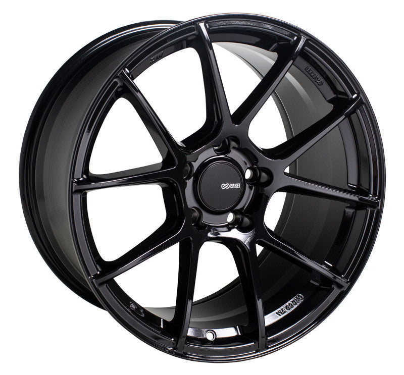 Enkei TS-V 18x8.5 5x114.3 45mm Offset 72.6mm Bore Gloss Black Wheel | 522-885-6545BK