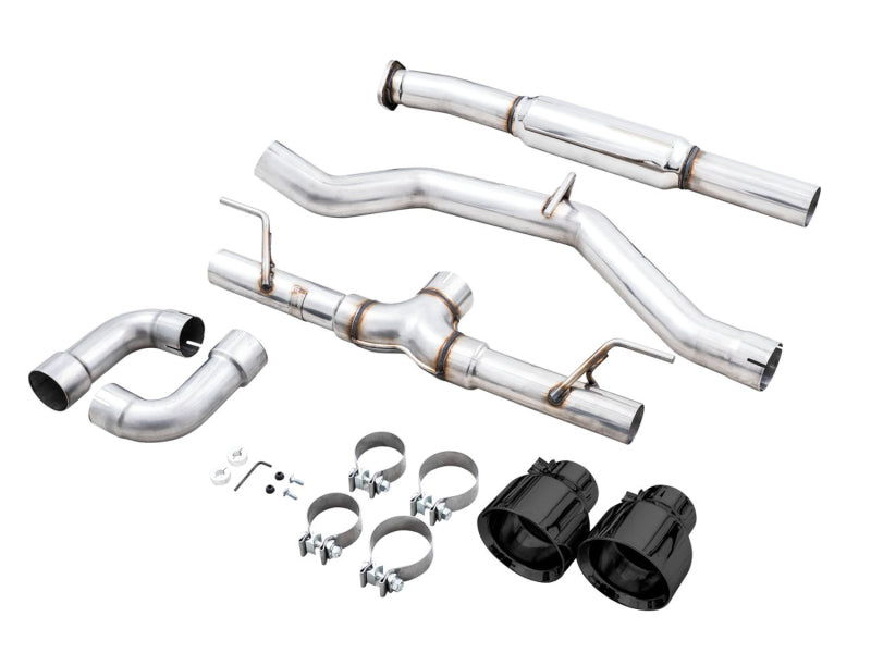 AWE Track Edition Cat Back Exhaust Diamond Black Tips Subaru 2013-2024 BRZ / 2013-2016 FRS / 2017-2021 Toyota 86 / 2022-2024 GR86 | 3020-33279