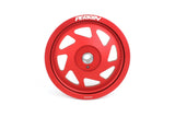 Perrin Lightweight Crank Pulley Red (PSP-ENG-106RD) | Subaru WRX 2022-2025 / BRZ 2022-2025 / Crosstrek 2017-2025 / Ascent 2019-2025 / Outback XT 2020-2025 / Legacy XT 2020-2025 / GR86 2022-2025