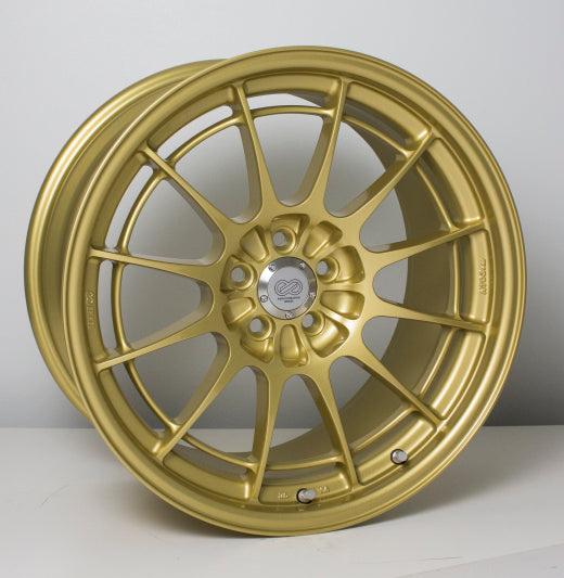 Enkei NT03+M 18x9.5 5x100 40mm Offset Gold Wheel | 3658958040GG