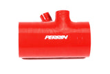 Perrin Turbo Inlet Hose With Short Nozzle Red V2 Fitment (PSP-INT-426RD) | Subaru WRX 2022-2024