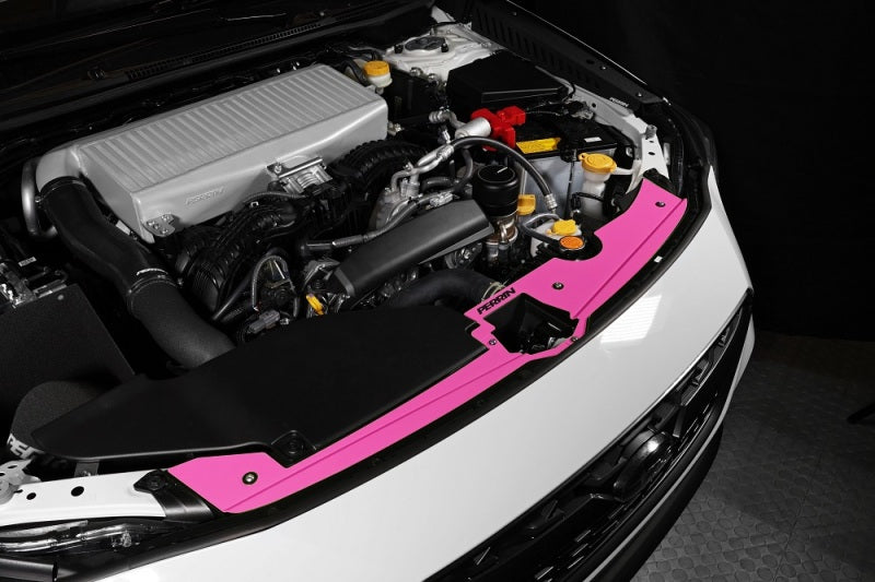 Perrin Radiator Shroud Kit Hyper Pink (PSP-ENG-513HP) | Subaru WRX 2022-2025