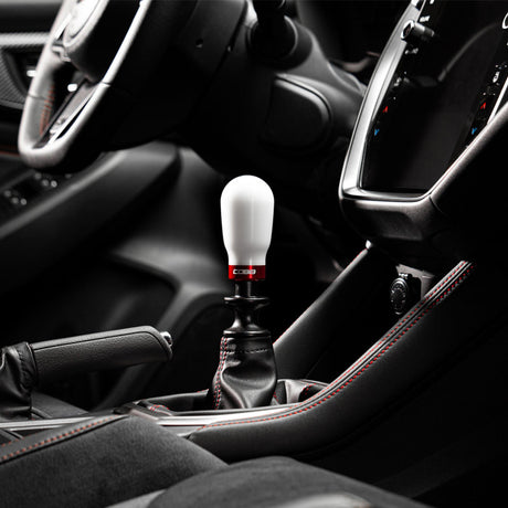 COBB Tall Weighted Shift Knob 6-Speed White (213370-W) | Subaru WRX 2015-2025 / STI 2004-2021