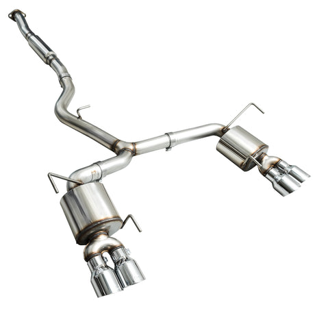 AWE Touring Edition Cat Back Exhaust Chrome Silver Tips (3015-42098) | Subaru WRX 2015-2021