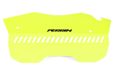 Perrin Pulley Cover Neon Yellow (PSP-ENG-153NY) | Subaru WRX 2022-2025