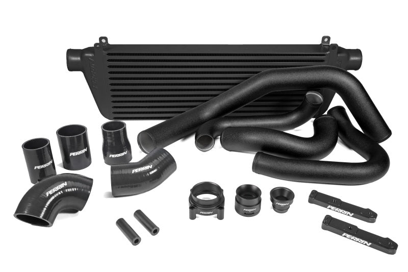 Perrin Performance Front Mount Intercooler Kit Black Core Black Pipes Subaru 2022-2025 WRX | PSP-ITR-441BK/BK
