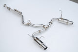 Invidia N1 Dual Exit Cat Back Exhaust w/ Polished Tips Subaru 2022-2024 WRX | HS22WRXGTP